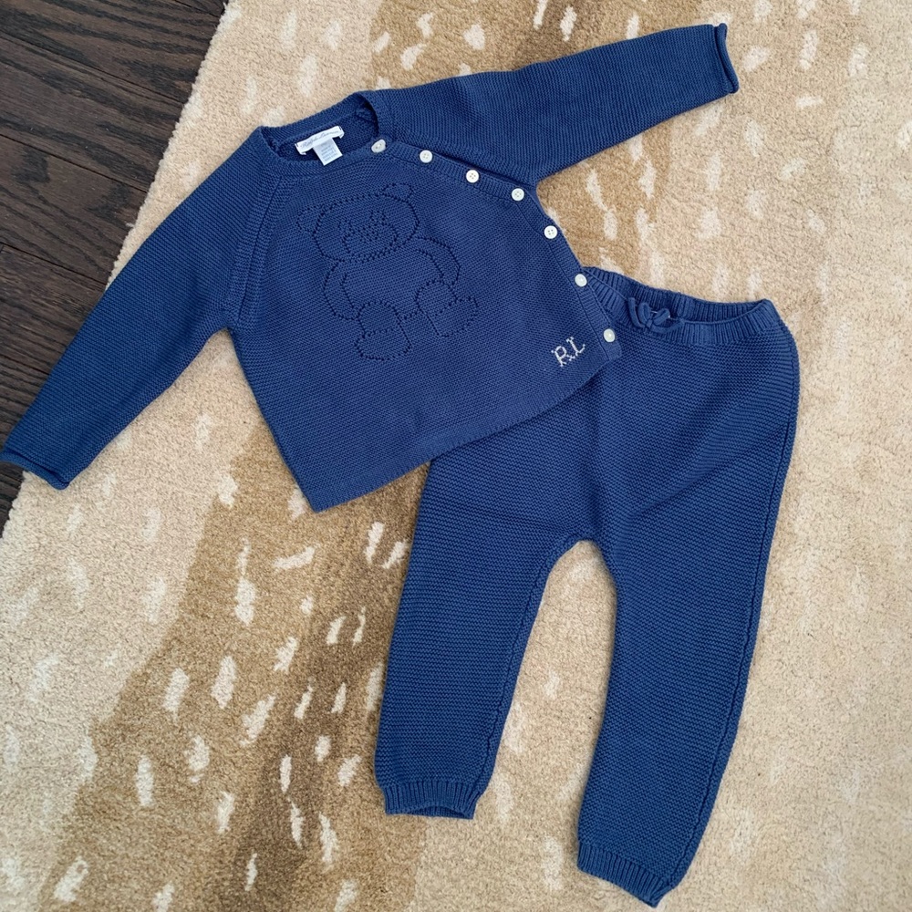 Ralph Lauren knit set 12 months